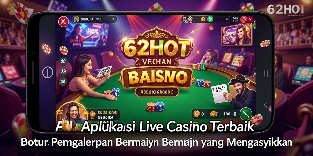 Tampilan gameplay Live Casino 62HOT yang mengasyikkan dan interaktif.