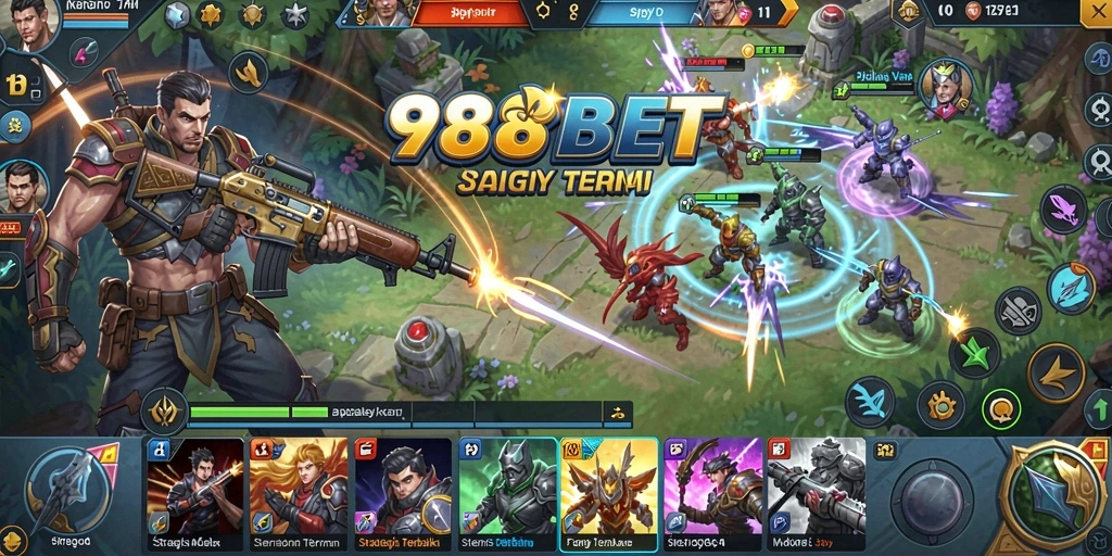 Tampilan gameplay 988BET yang mendebarkan dan strategis.