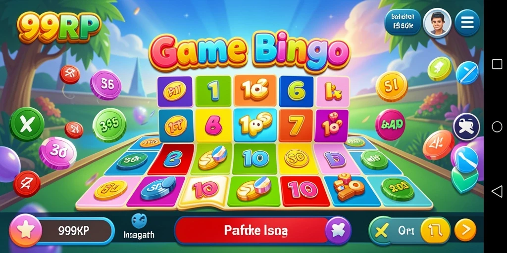 Tampilan gameplay Bingo seru di 99RP dengan banyak pilihan.