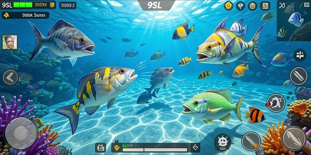 Gameplay seru Tembak Ikan di 9SL dengan grafis menarik.
