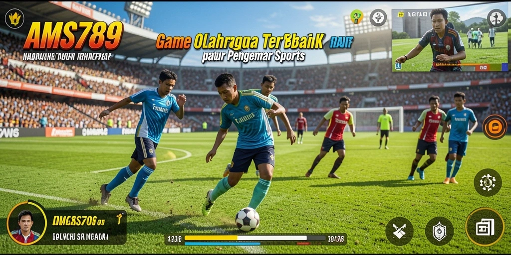 Tampilan gameplay yang realistis dalam AMS789.