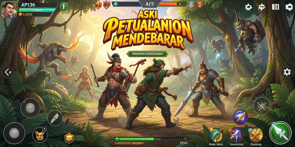 Tampilan aksi seru dari gameplay API36 yang mendebarkan.
