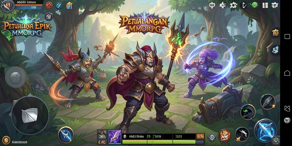 Tampilan gameplay menarik dari ASG55 yang memukau.