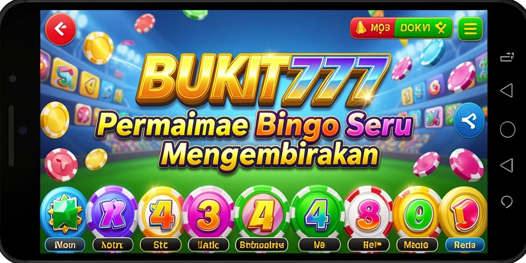 Tampilan gameplay BUKIT777 yang penuh warna dan seru.