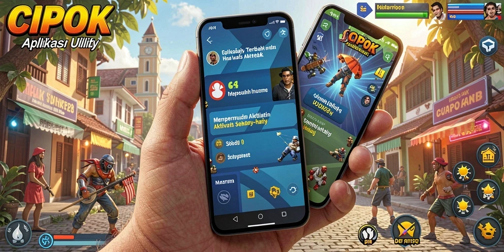 Tampilan utama CIPOK dengan fitur pengaturan waktu dan dokumen.
