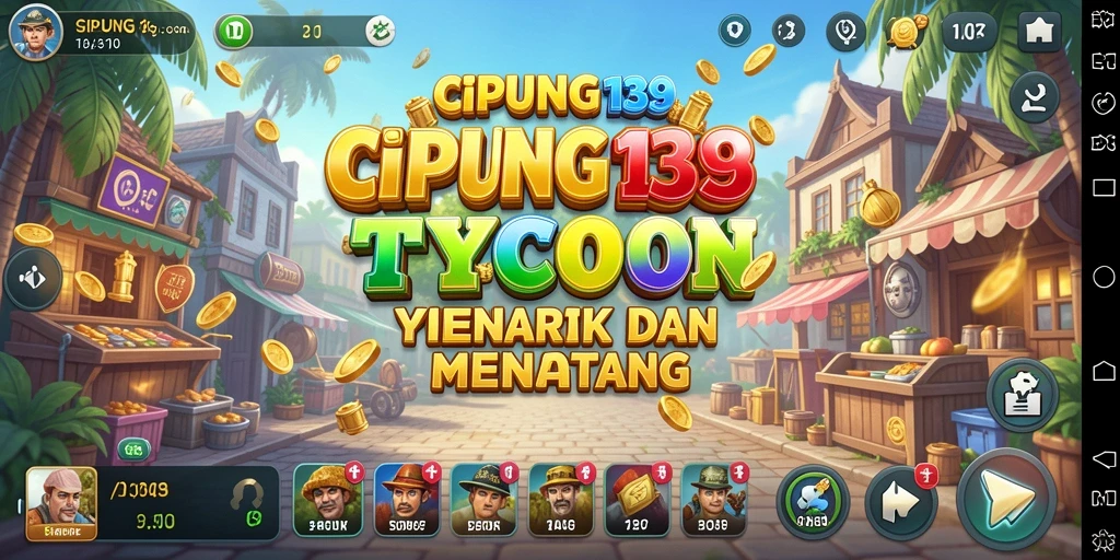 Tampilan gameplay <strong>CIPUNG138</strong> yang menantang dan menarik di dunia Tycoon.