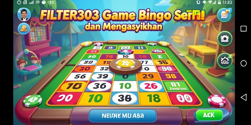 Tampilan gameplay FILTER303 yang menarik dalam permainan Bingo.