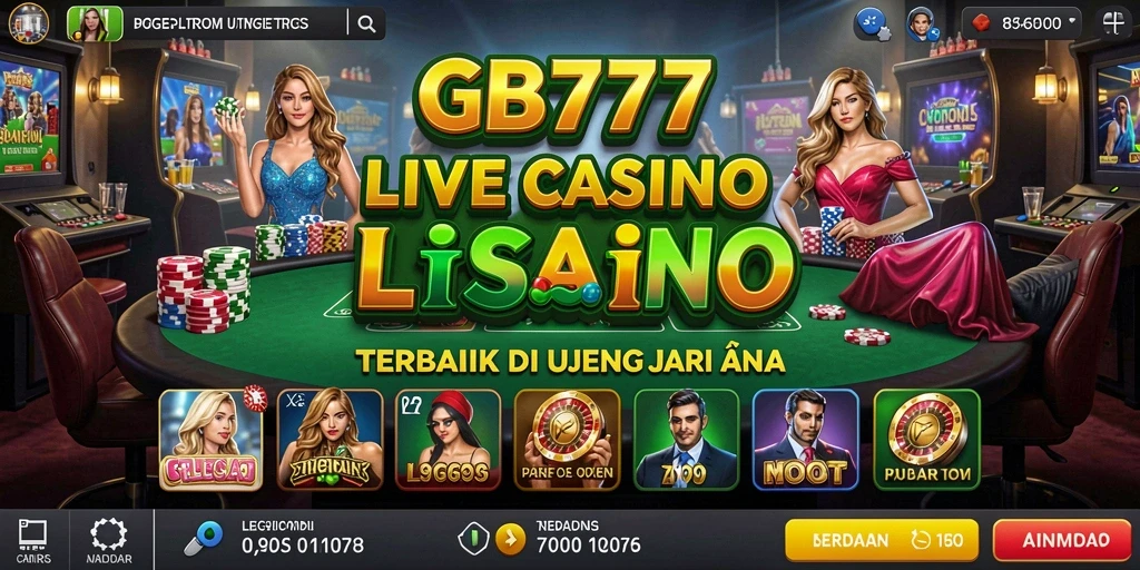 Tampilan gameplay Live Casino yang menarik dan interaktif.
