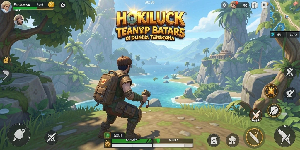 Gameplay seru dalam dunia terbuka HOKILUCK dengan eksplorasi tanpa batas.