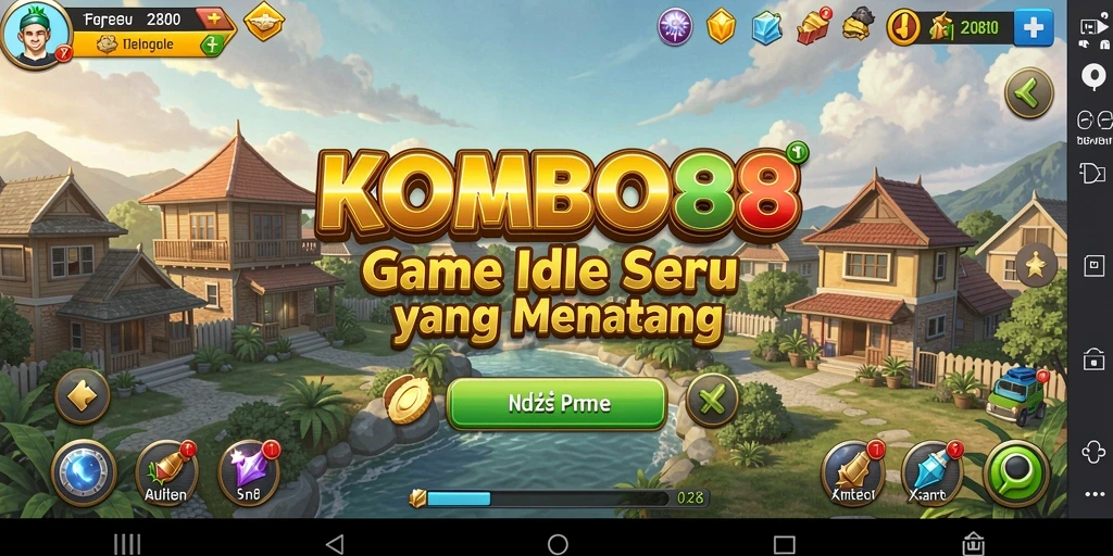 Tangkapan layar menampilkan gameplay Kombo88 yang menarik dan interaktif.