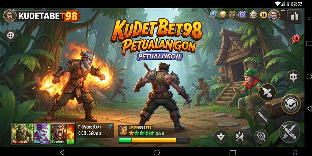 Gambaran penuh aksi dalam gameplay KUDETABET98 yang mendebarkan.