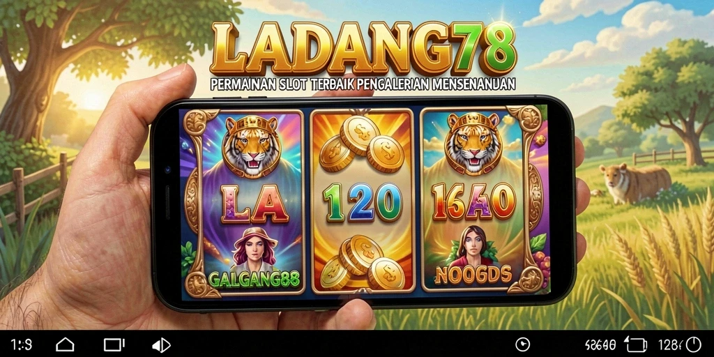 Tampilan gameplay yang menarik dan penuh warna dari LADANG78.