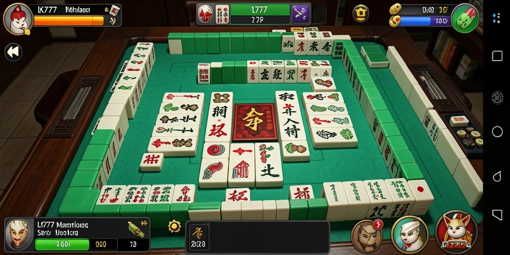 Tampilan gameplay Mahjong LK777 yang menarik dan menyenangkan.