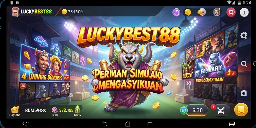 Tampilan screenshot LUCKYBEST88 menampilkan gameplay simulasi yang seru dan menyenangkan.