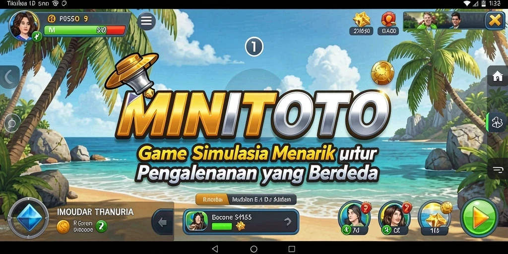 Screenshot MINITOTO menunjukkan pengalaman simulasi yang mendalam dan interaktif.