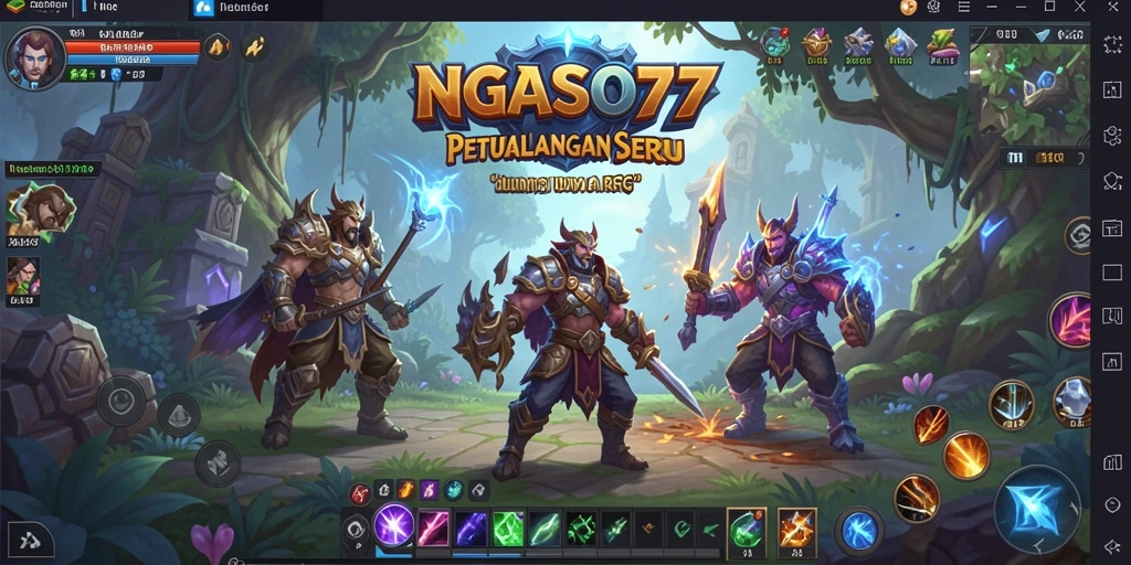 Tampilan mendebarkan dari pertarungan dalam NGASO77.