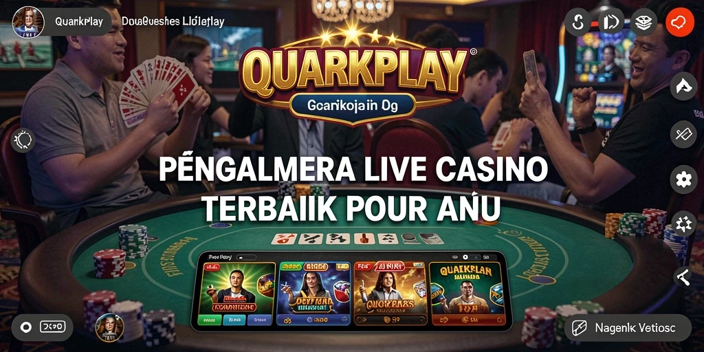 Tampilan gameplay menarik dari QUARKPLAY dalam sesi Live Casino.