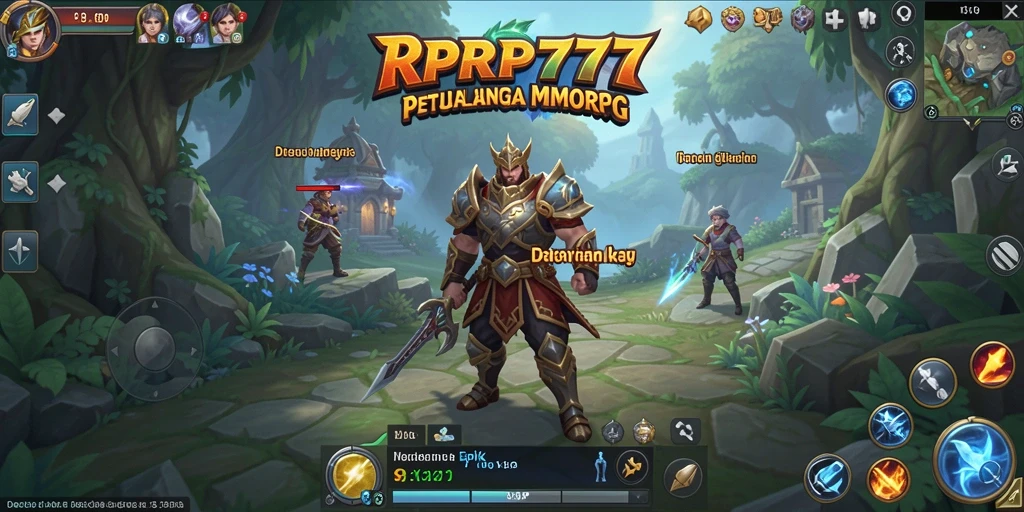 Tangkapan layar menunjukkan pertempuran epik di RPRP777.