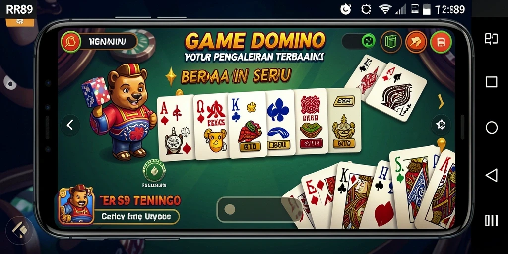 Gameplay seru dalam RR89 menampilkan aksi domino yang mendebarkan.