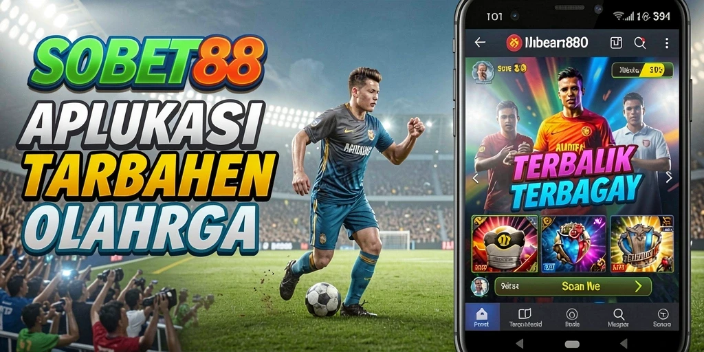 Tampilan antarmuka aplikasi SOBET88 yang modern dan interaktif.