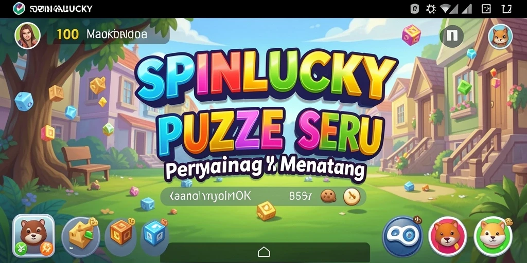 Tampilan gameplay SPINLUCKY yang menarik dan menantang.