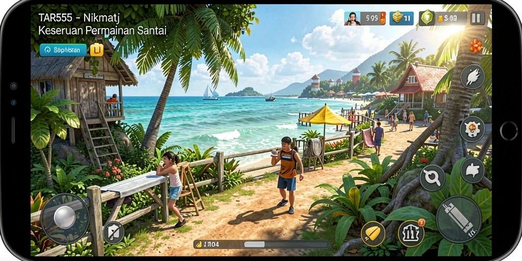 Tampilan gameplay TAR555 yang seru dan mengasyikkan.