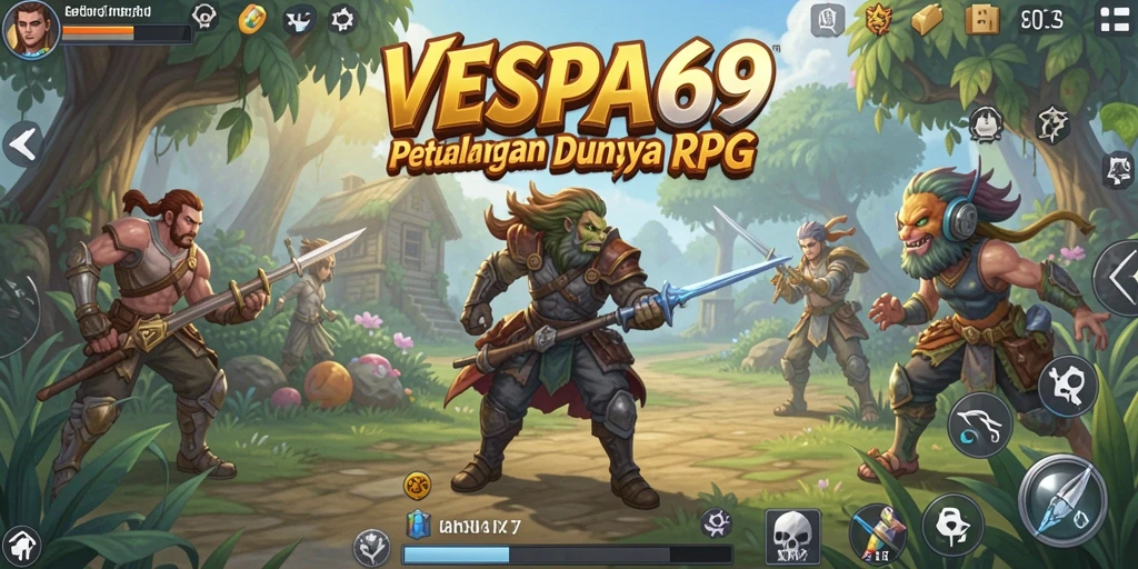 Tampilan gameplay RPG VESPA69 yang mengesankan dan mendebarkan.
