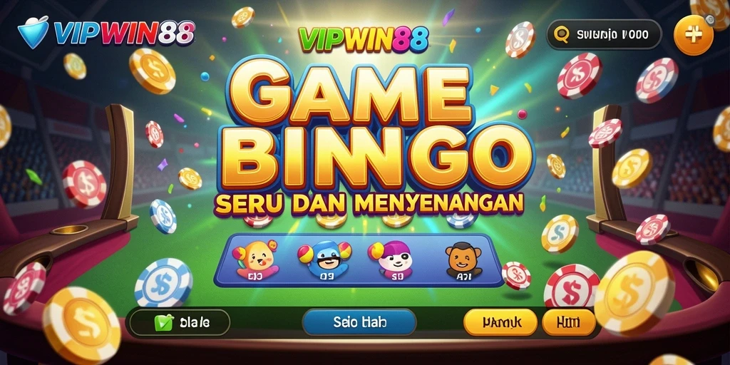 Tampilan gameplay Bingo yang menarik dan interaktif di VIPWIN88.